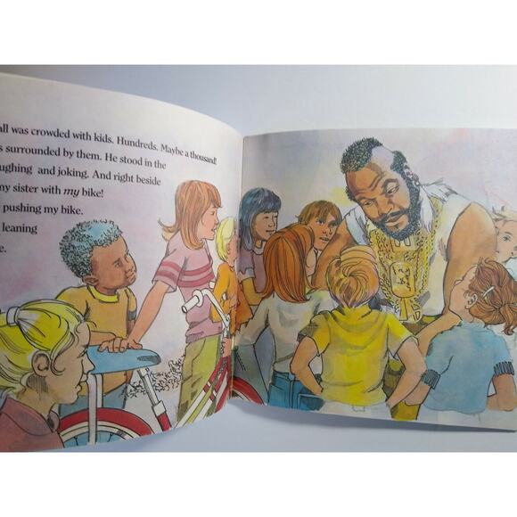 Mr T And Me The Best Bike Ever Original 1985 Story Photo Book TV Bicycle Kids - Picture 5 of 10